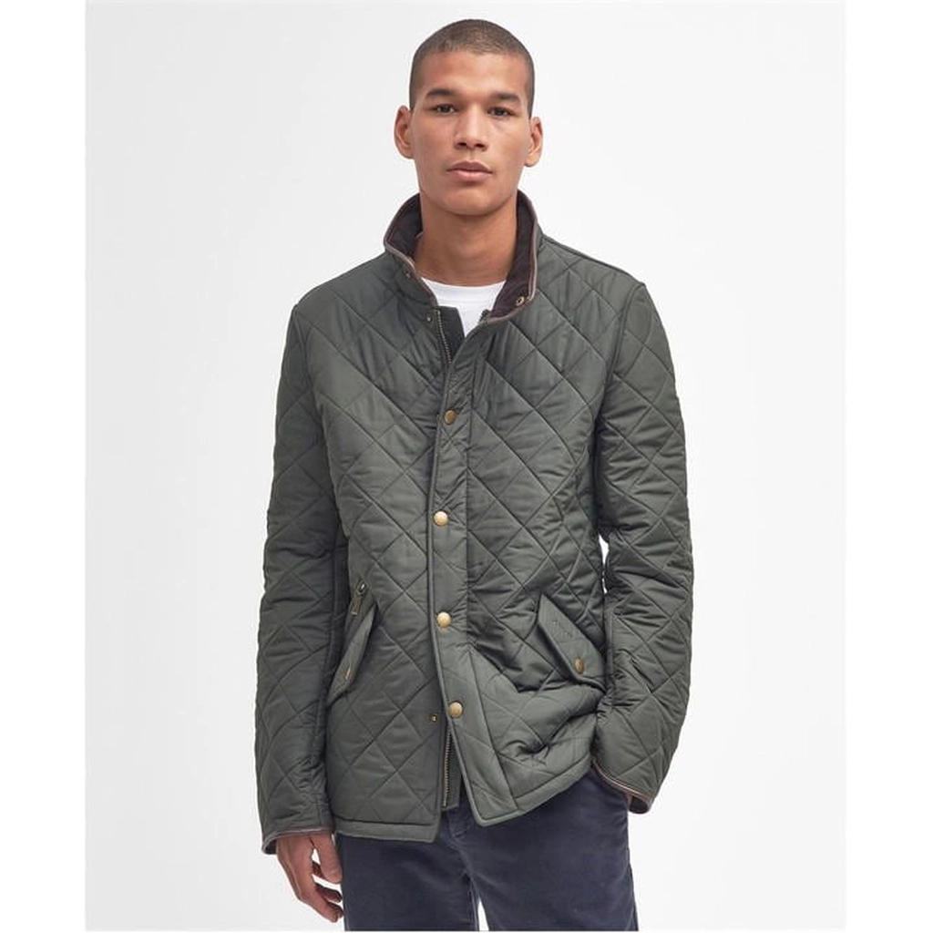 Barbour Men's Powell Quilted Jacket - Green