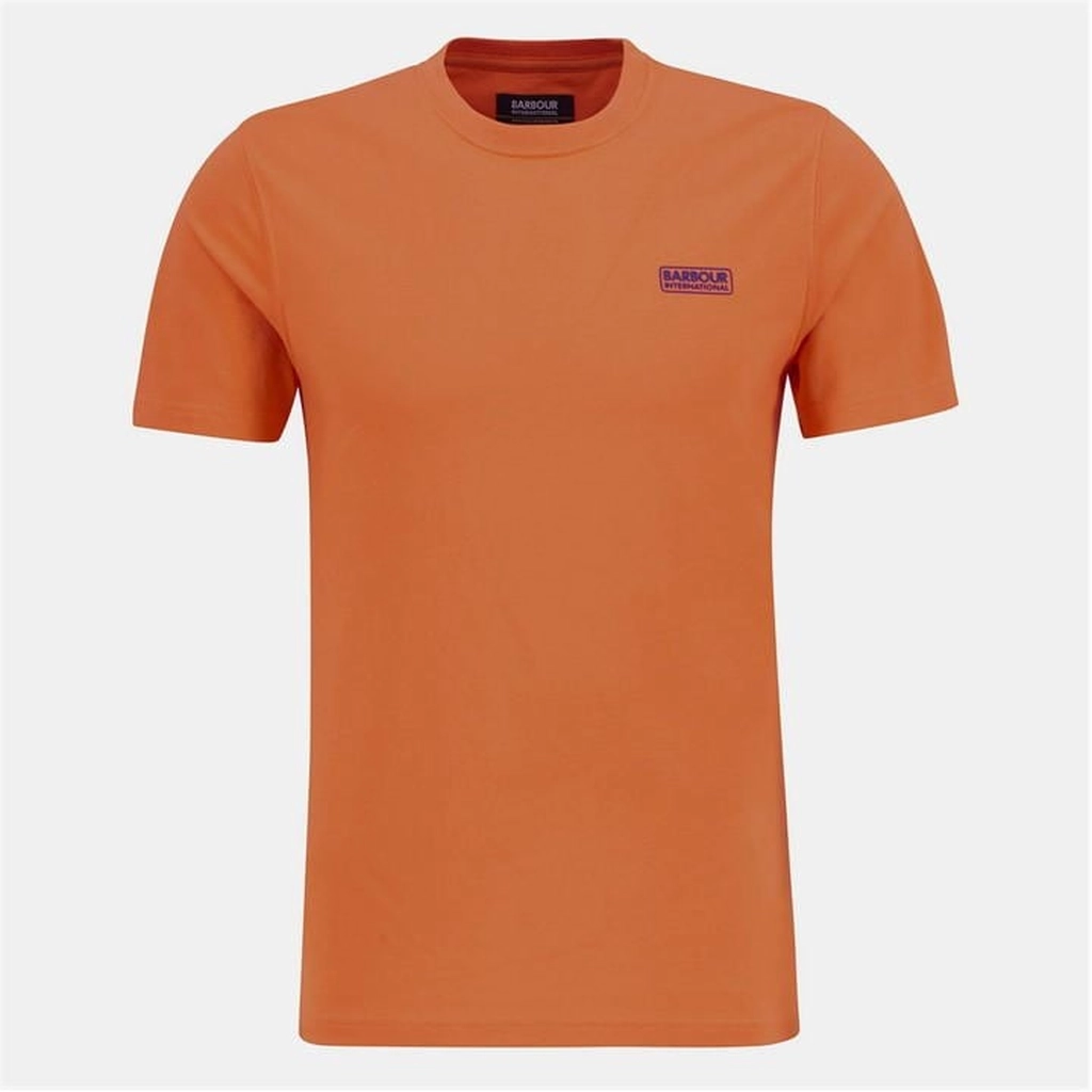 Barbour Men's Regular Fit Small Logo T-Shirt - Orange
