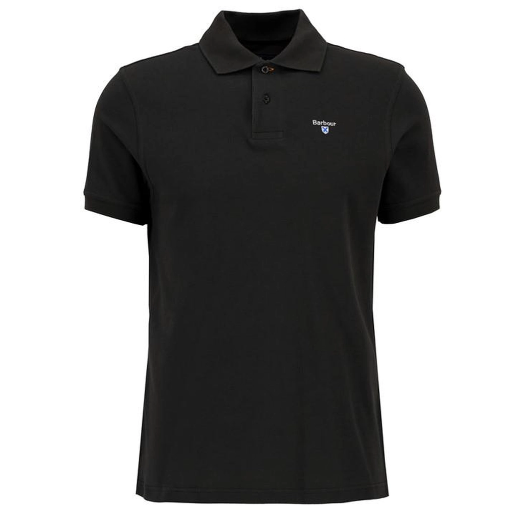 Barbour Men's Sports Polo Shirt - Black