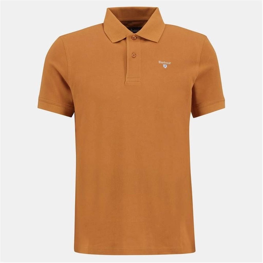 Barbour Men's Sports Polo Shirt - Orange