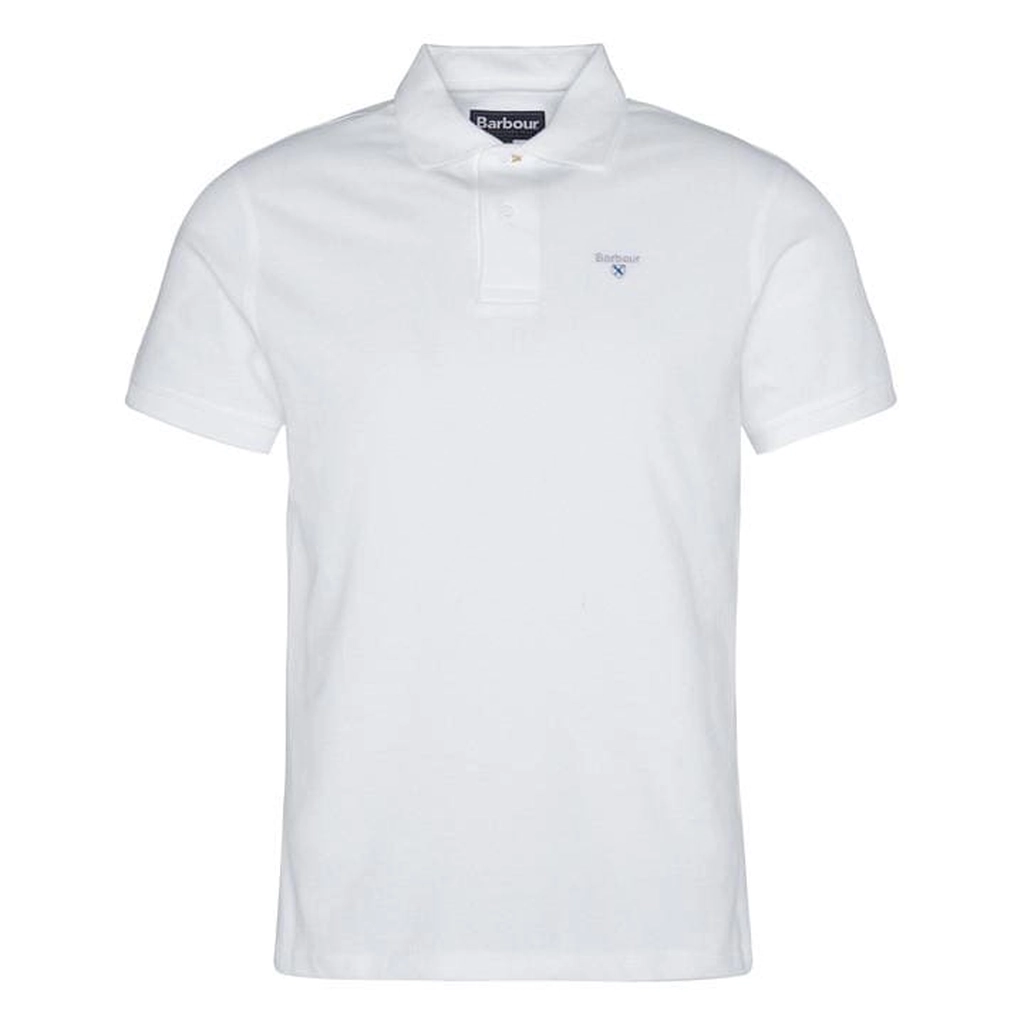 Barbour Men's Sports Polo Shirt - White