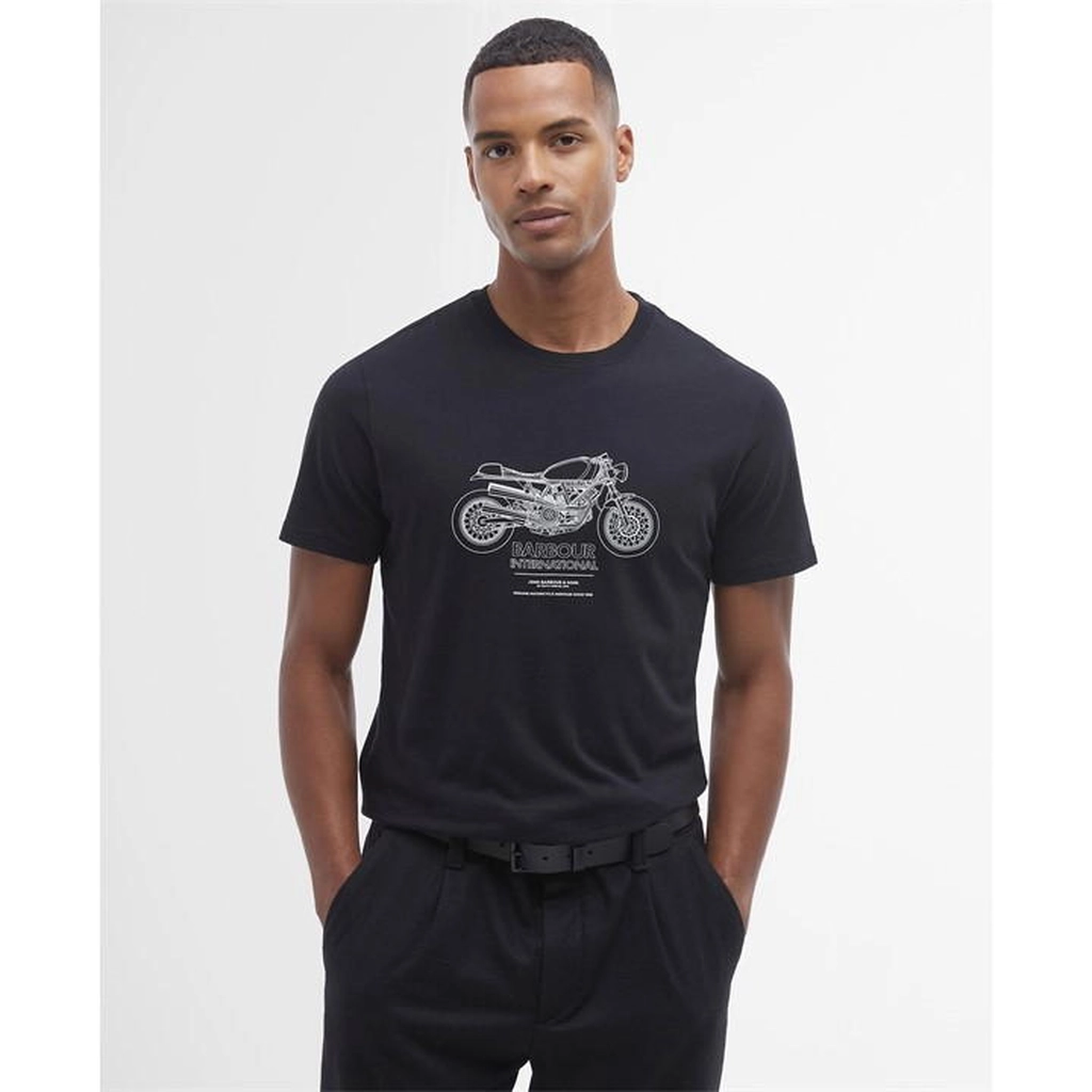 Barbour Morley Graphic T- Shirt - Black