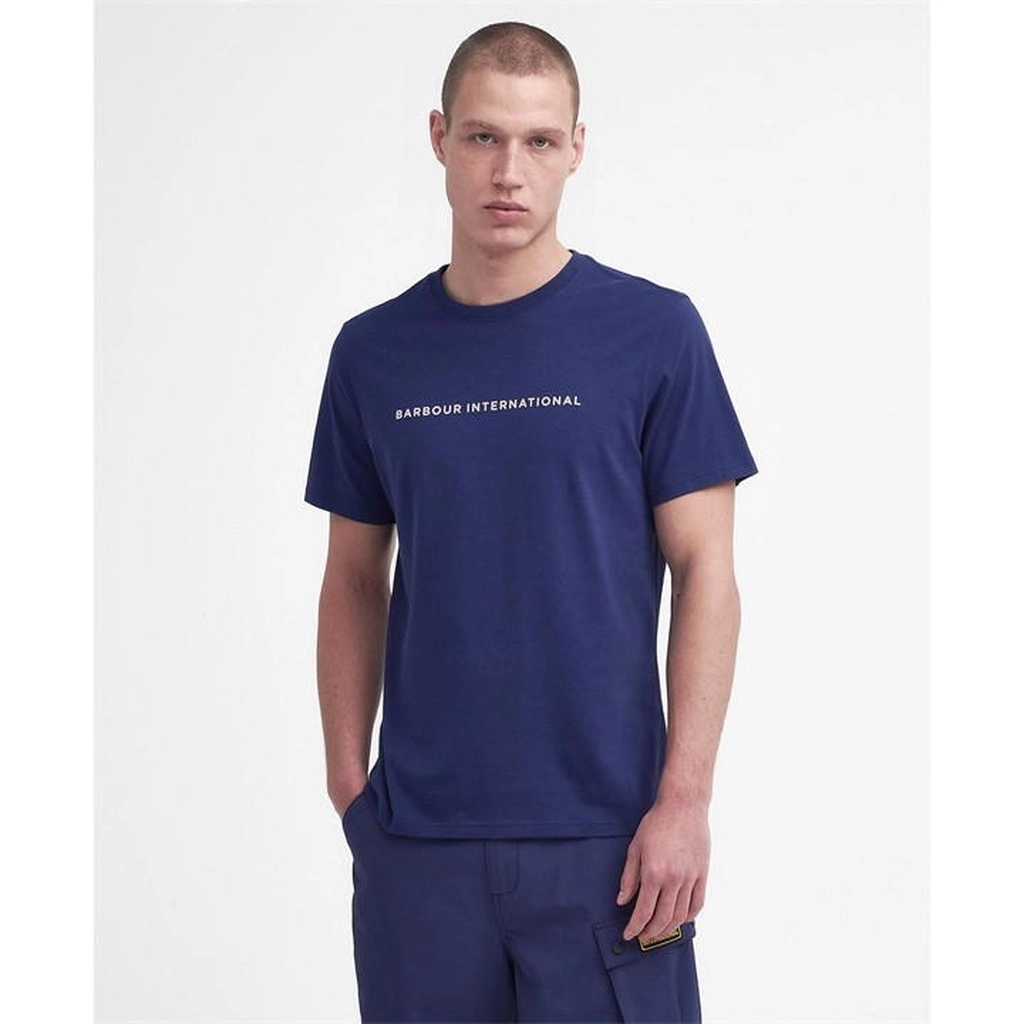 Barbour Motored T-Shirt - Blue