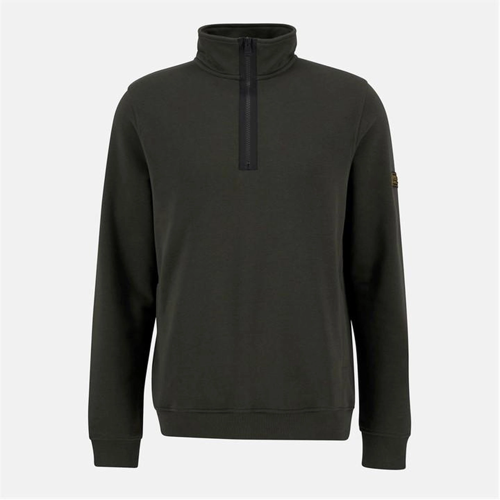Barbour Outline Half-Zip Sweatshirt - Green