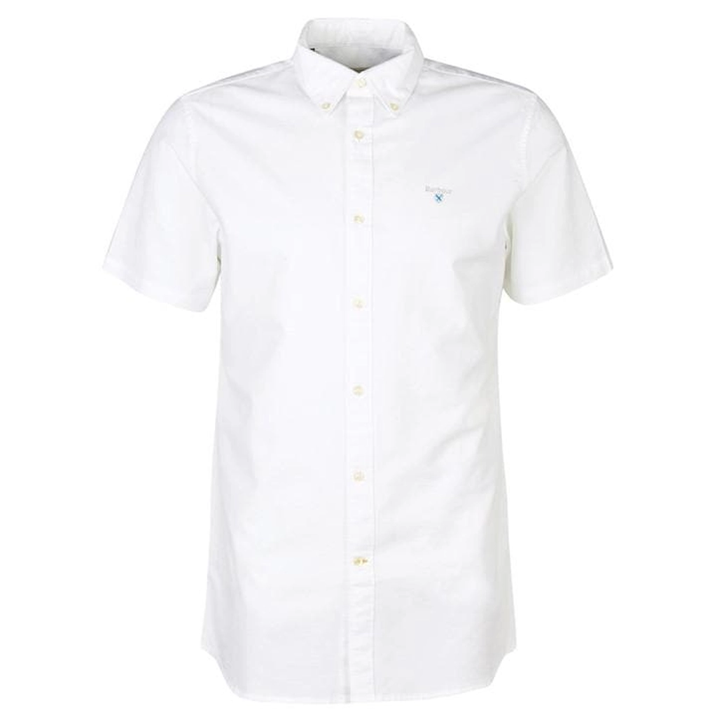 Barbour Oxford Short Sleeve Tailored Shirt - White