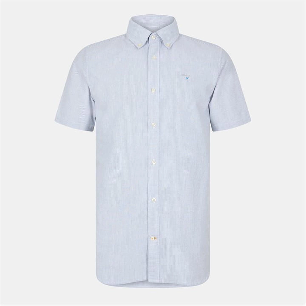 Barbour Oxtown Short Sleeved Shirt - Blue