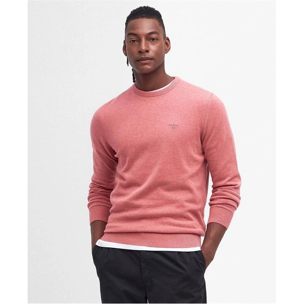 Barbour Pima Cotton Crew Neck Jumper - Pink