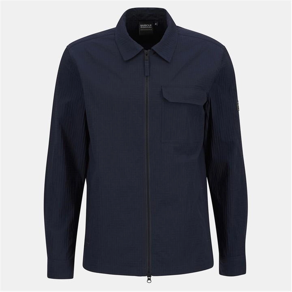 Barbour Rosso Ripstop Overshirt - Blue