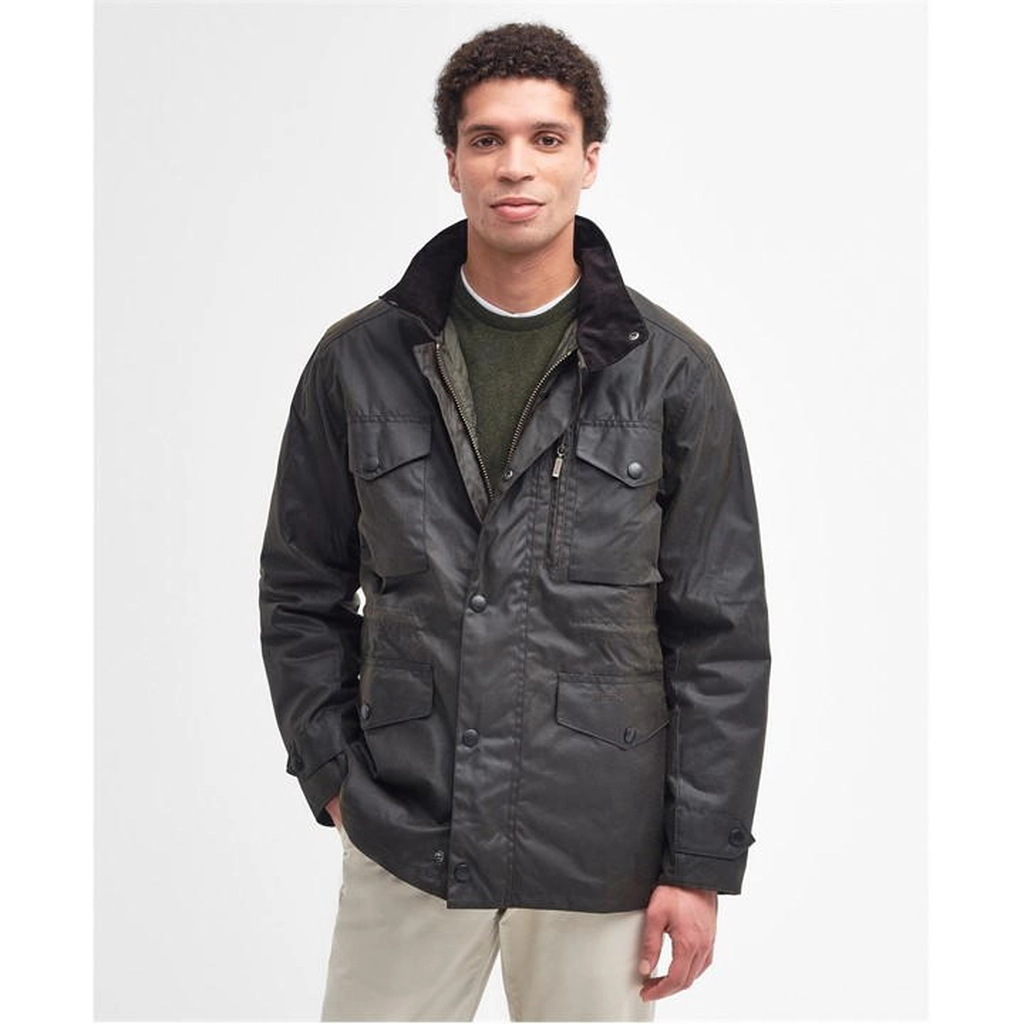 Barbour Sapper Wax Jacket - Green