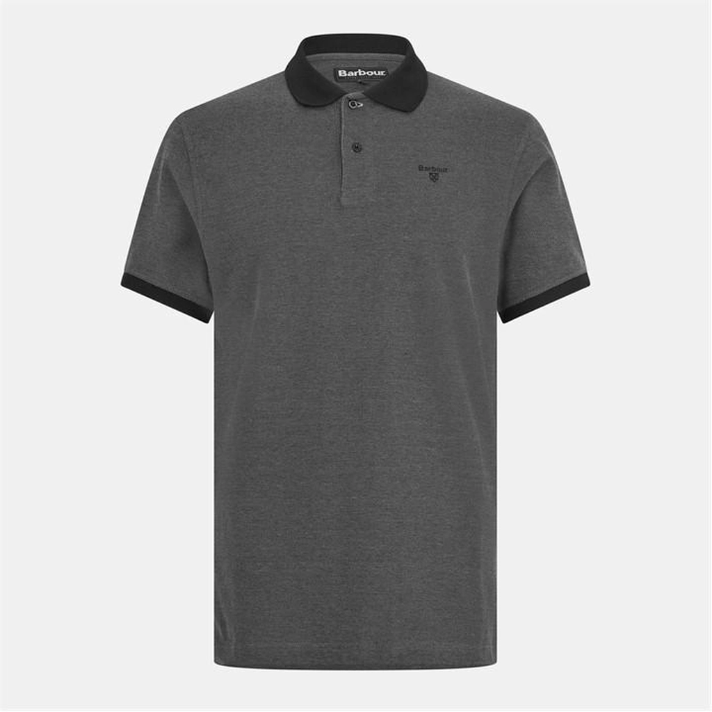Barbour Sports Polo Mix Shirt - Black