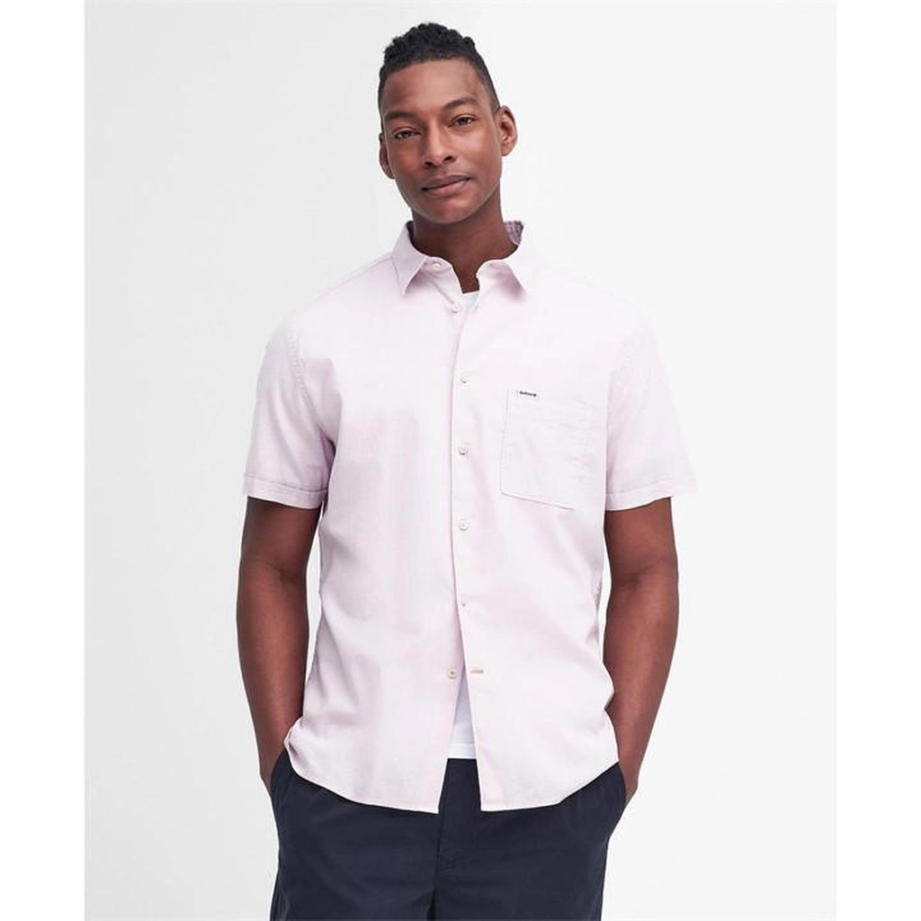 Barbour Terra Dye Regular Short Sleeve Shirt - Pink