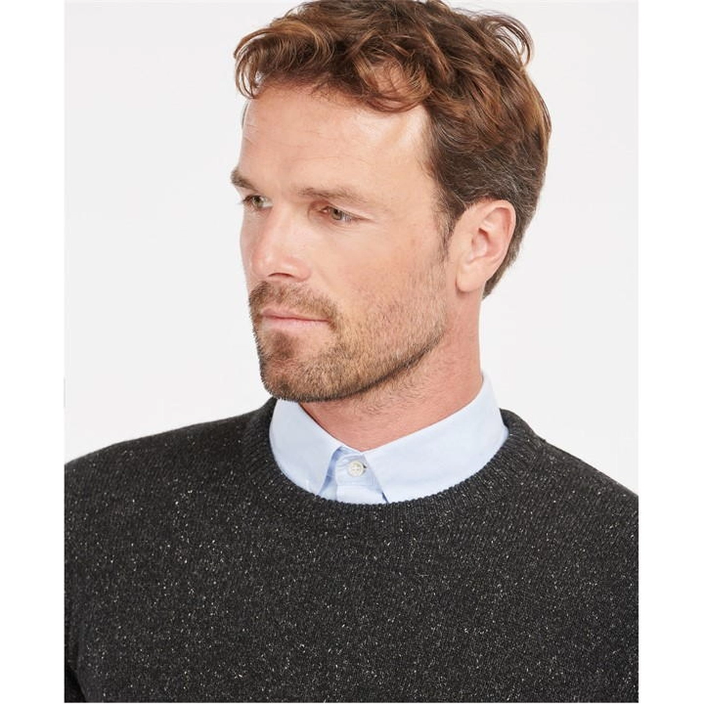 Barbour Essential Tisbury Crew-Neck Sweatshirt - Black