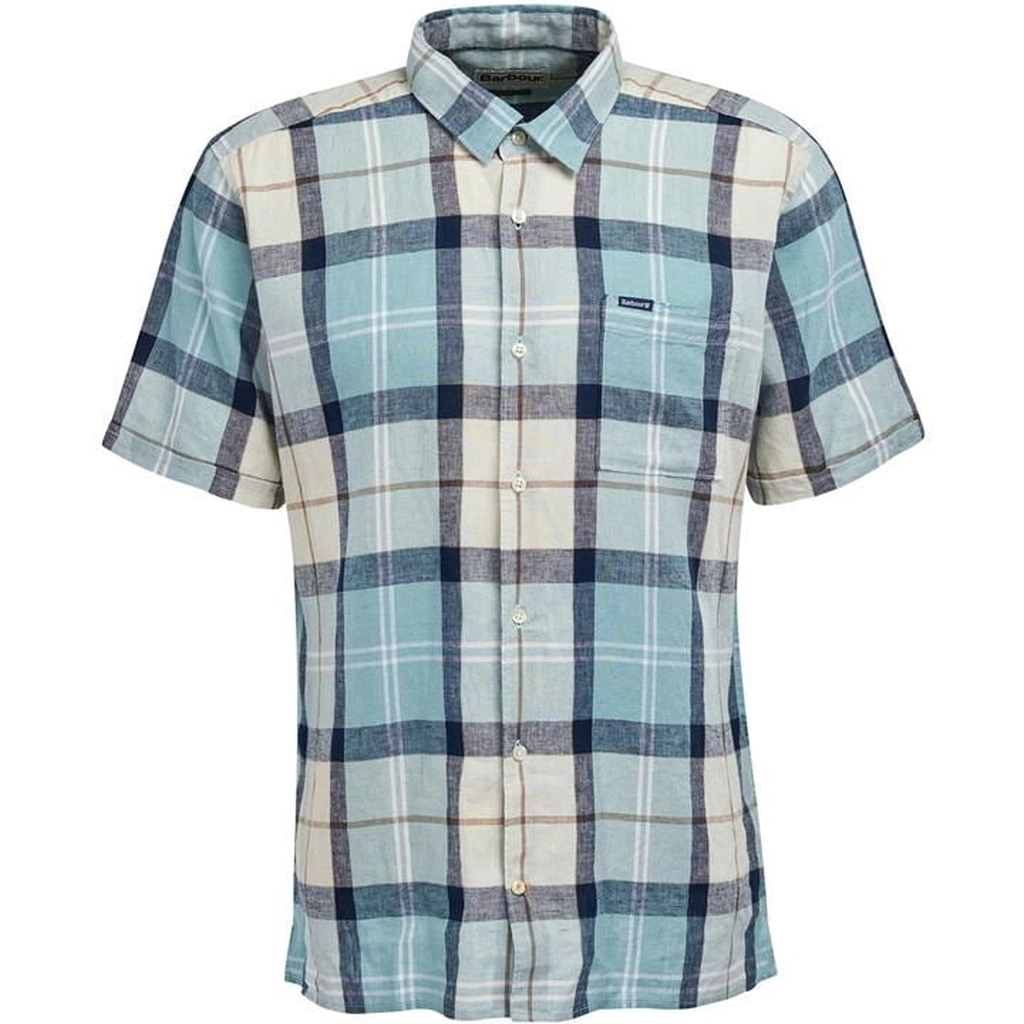 Barbour Croft S/S Summer Shirt - Blue