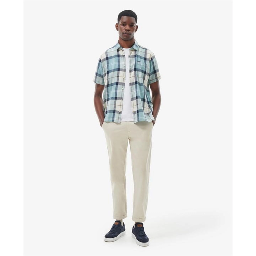 Barbour Croft S/S Summer Shirt - Blue