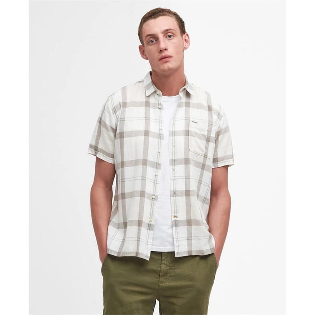 Barbour Croft Short Sleeve Regular Shirt - Beige