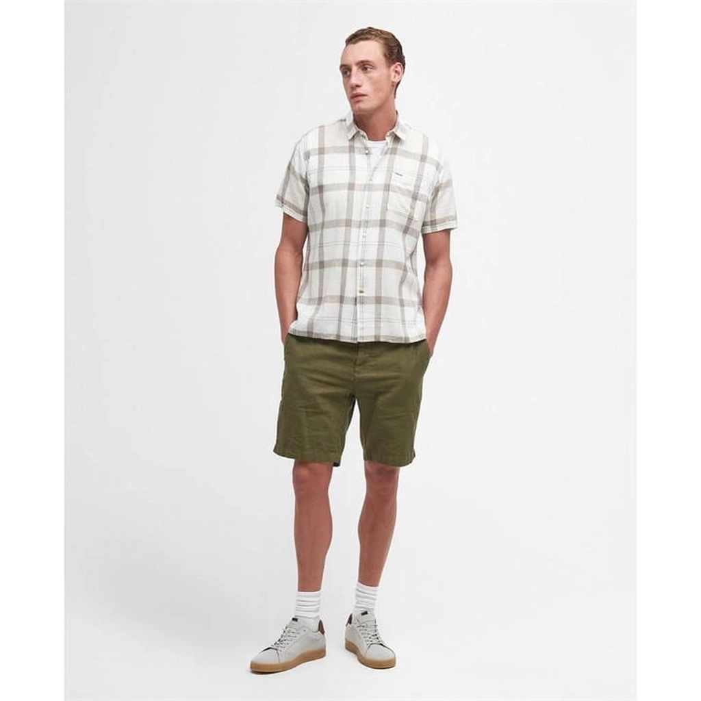 Barbour Croft Short Sleeve Regular Shirt - Beige
