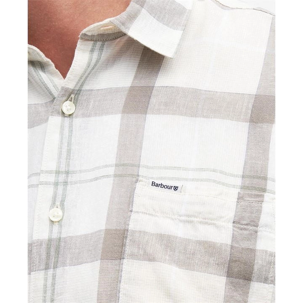 Barbour Croft Short Sleeve Regular Shirt - Beige