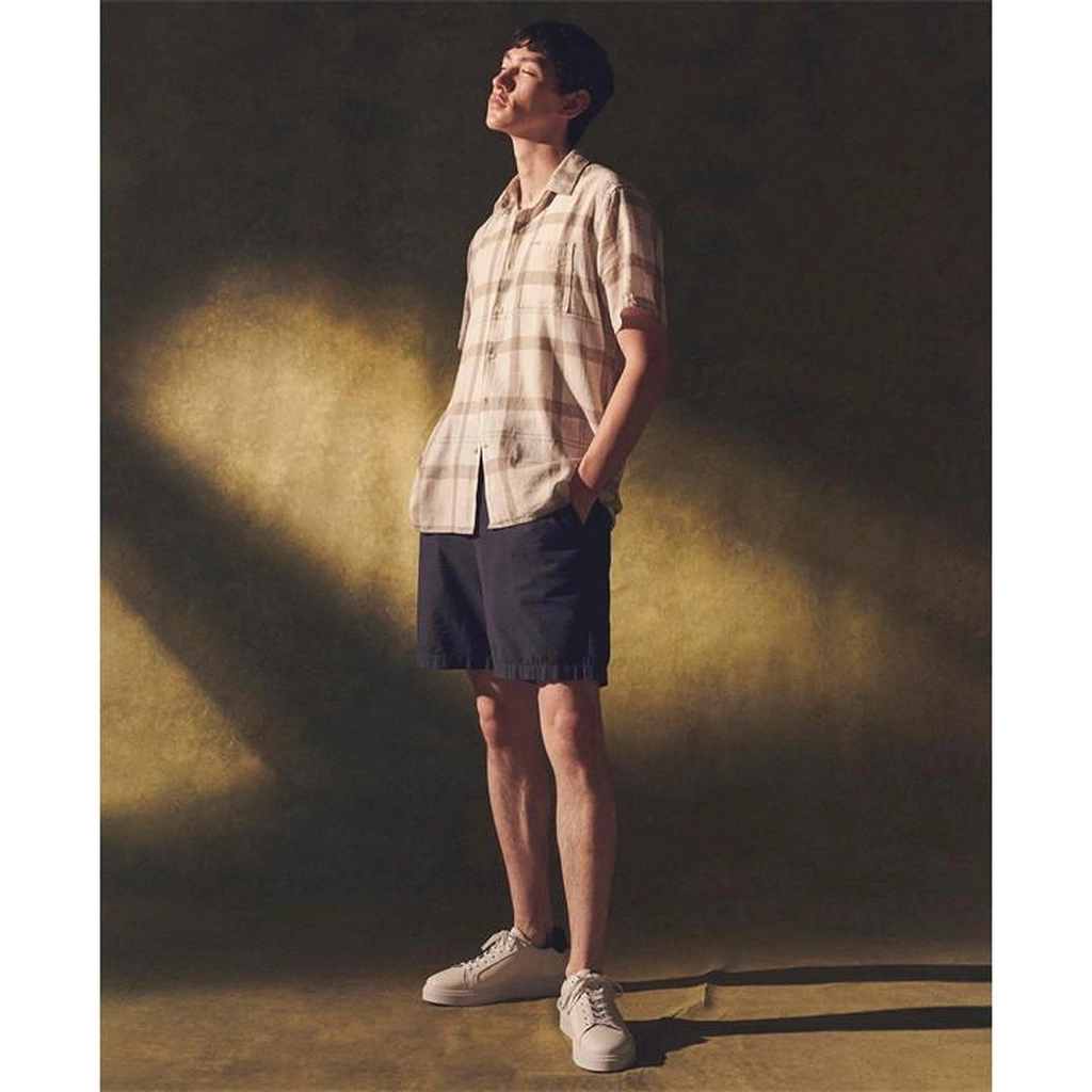Barbour Croft Short Sleeve Regular Shirt - Beige