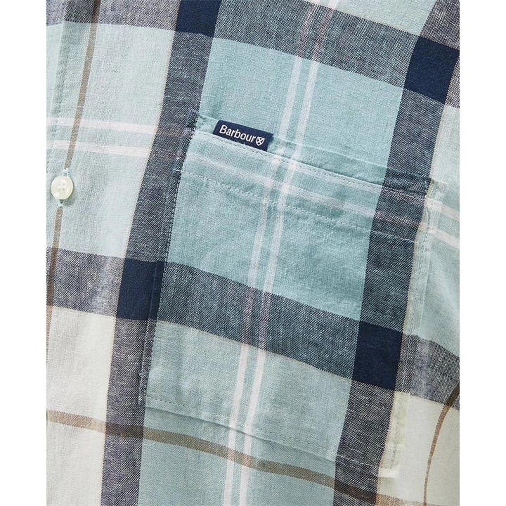Barbour Croft S/S Summer Shirt - Blue
