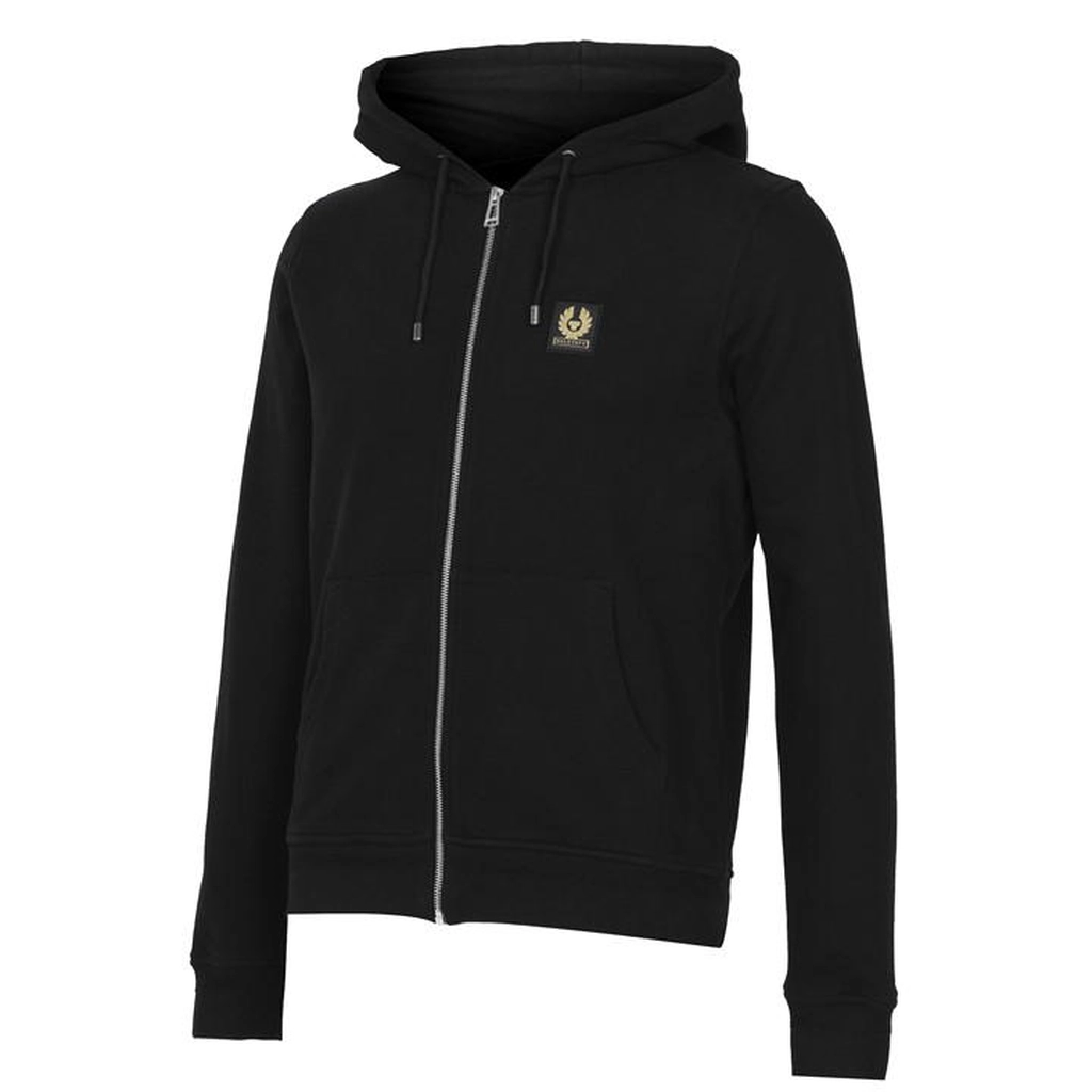 Belstaff Full Zip Hoodie - Black