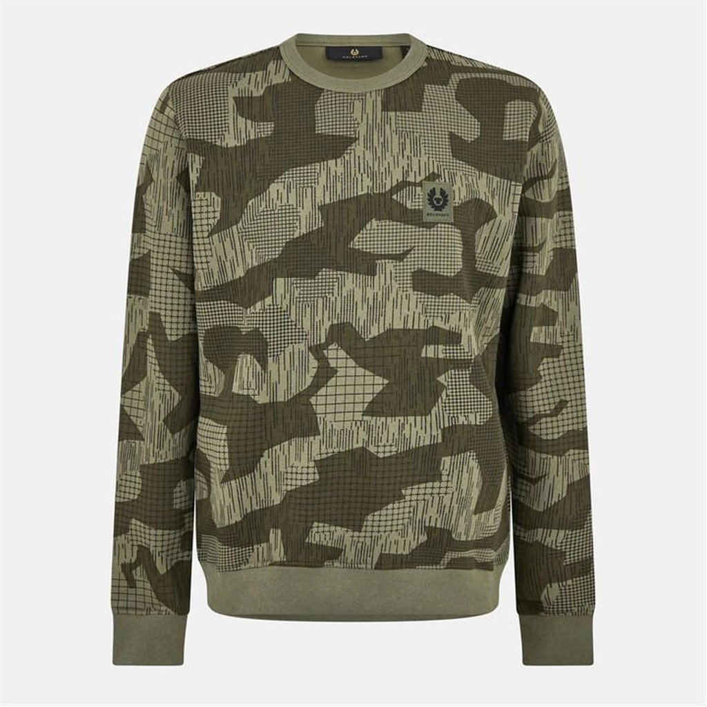 Belstaff Camo Sweater - Green