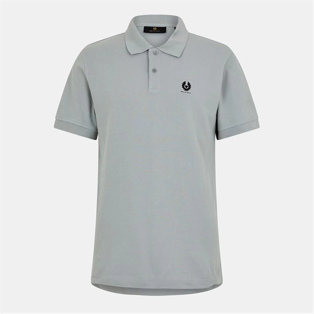 Belstaff Cotton Pique Polo - Blue