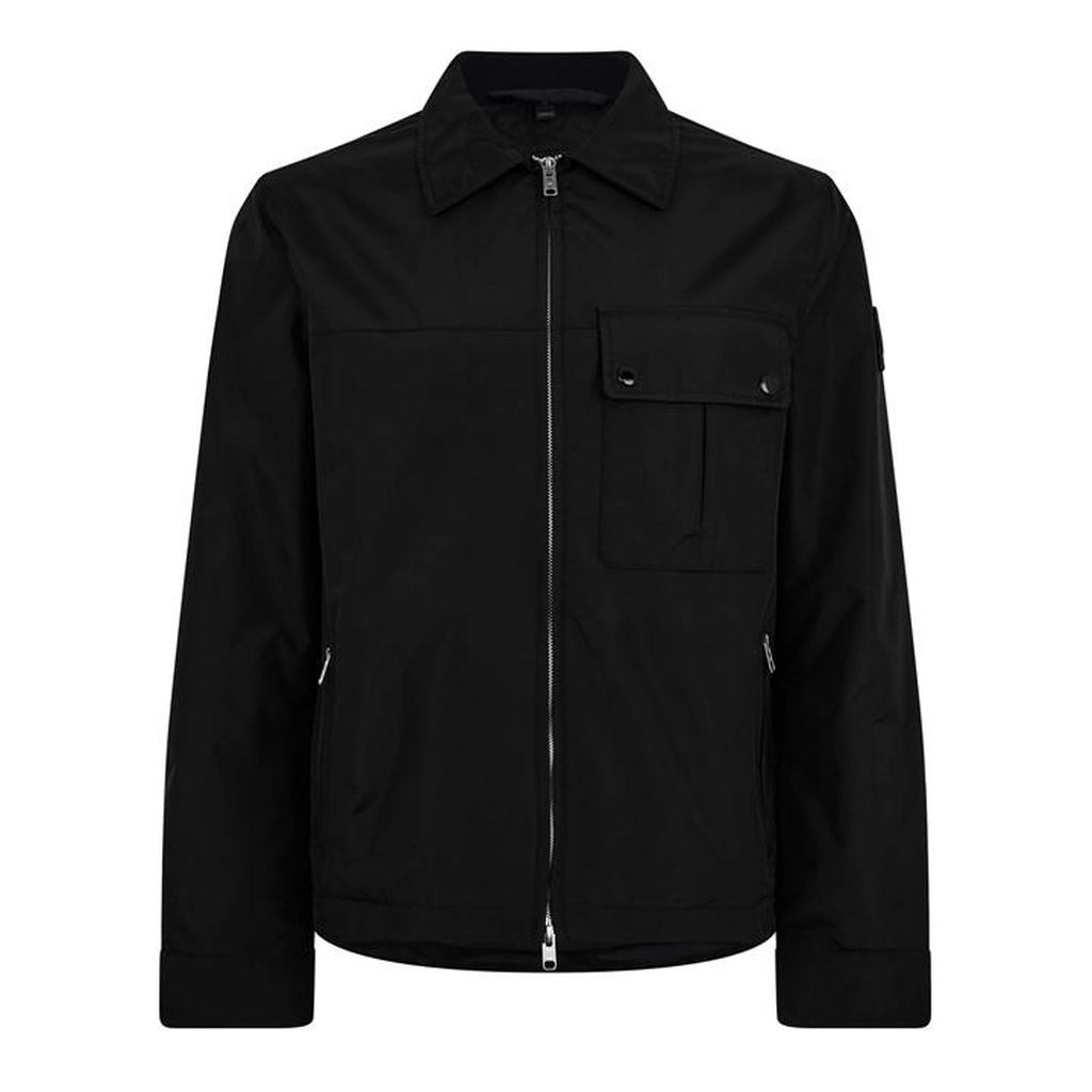 Belstaff Drill Over Shirt - Black