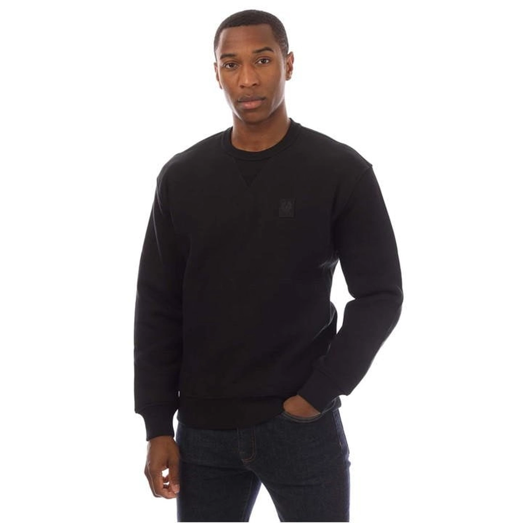 Belstaff Heavyweight Cotton Fleece Hockley Sweatshirt - Black