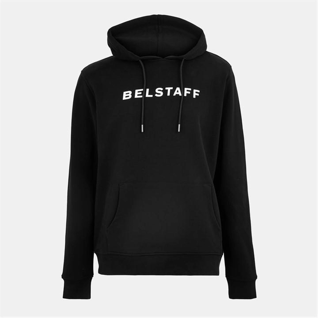 Belstaff Logo Hoody Sn54 - Black