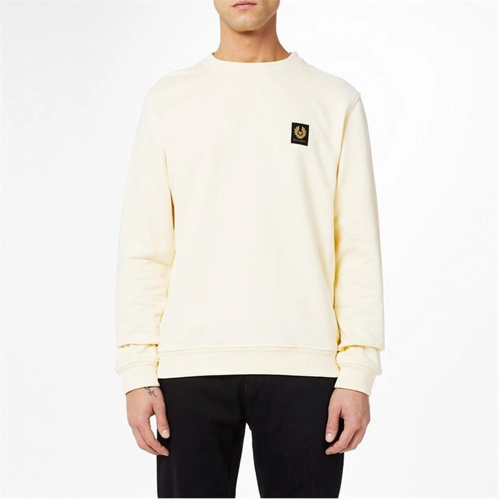 Belstaff Logo Sweatshirt - Cream