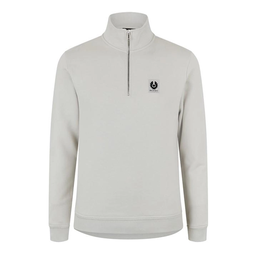 Belstaff Quarter Zip Sweatshirt - Beige