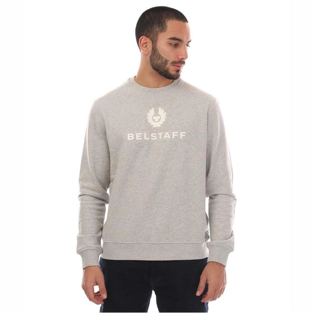 Belstaff Signature Crewneck Sweatshirt - Silver