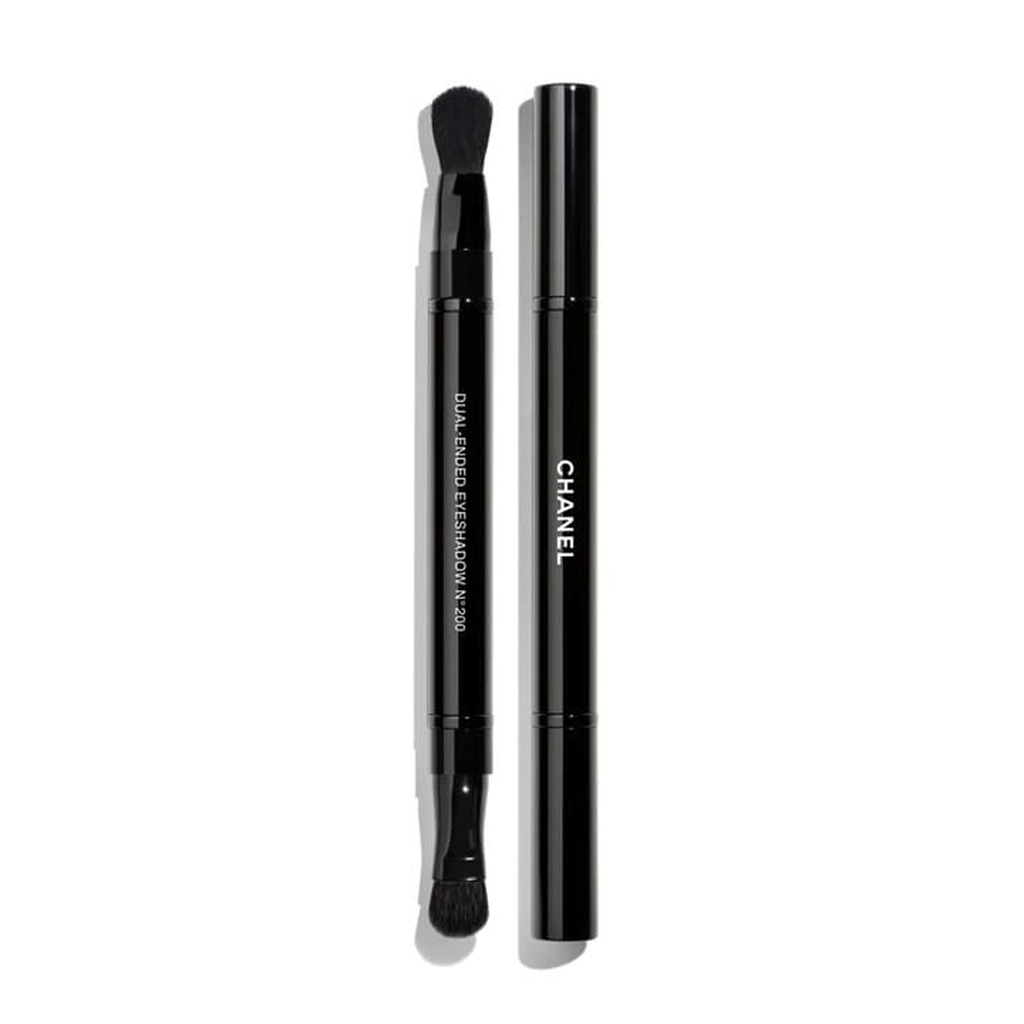 Chanel PINCEAU DUO PAUPIÈRES RÉTRACTABLE N°200 Retractable Dual-Ended Eyeshadow Brush - Black