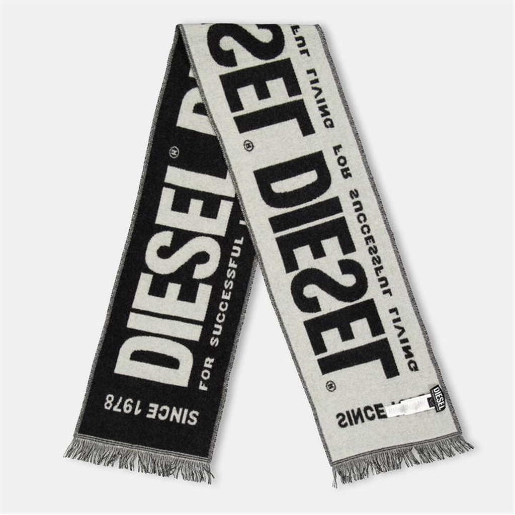 Diesel Bisc Sciarpa - Black