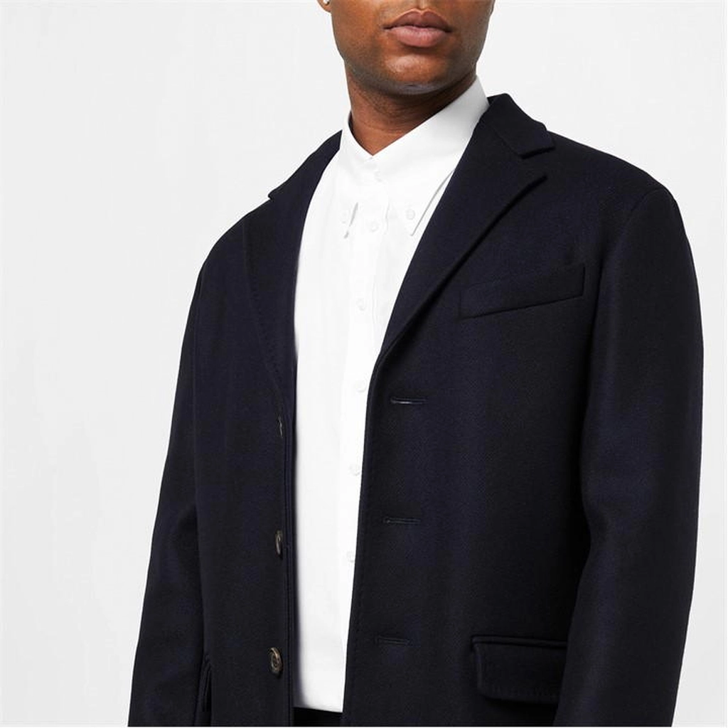 Dsquared2 Single Breasted Coat - Blue
