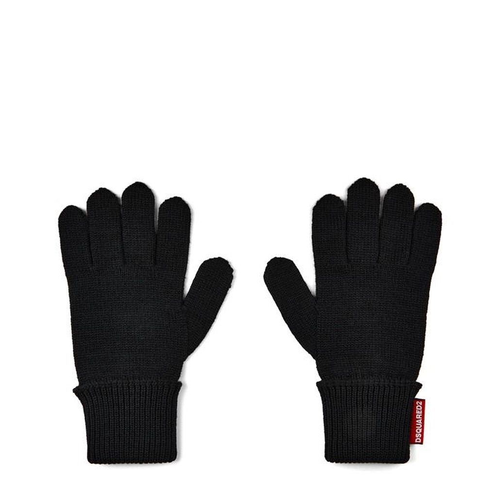 Dsquared2 Dsq Hat and Gloves Sn34 - Black