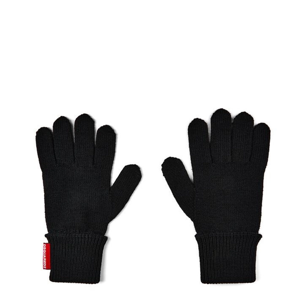 Dsquared2 Dsq Hat and Gloves Sn34 - Black