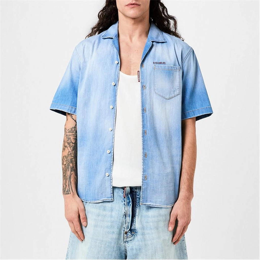 Dsquared2 Bowling Shirt - Blue