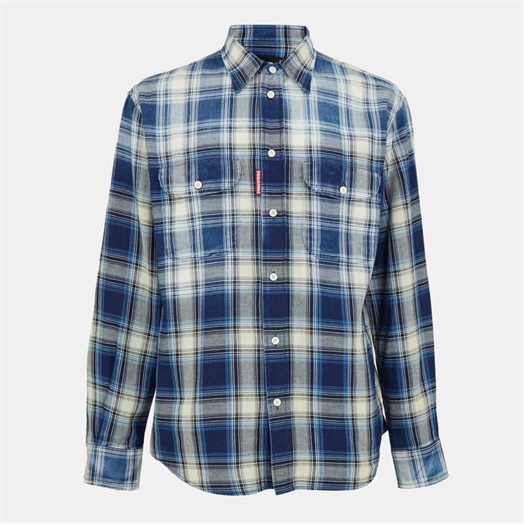 Dsquared2 DSQ Vint Shirt - Blue