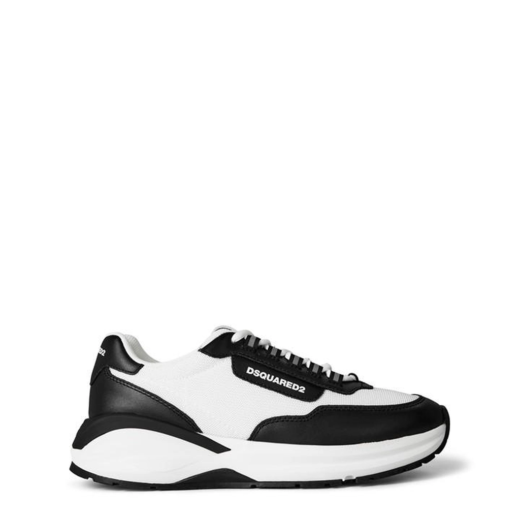 Dsquared2 Leather Dash Sneakers - Black