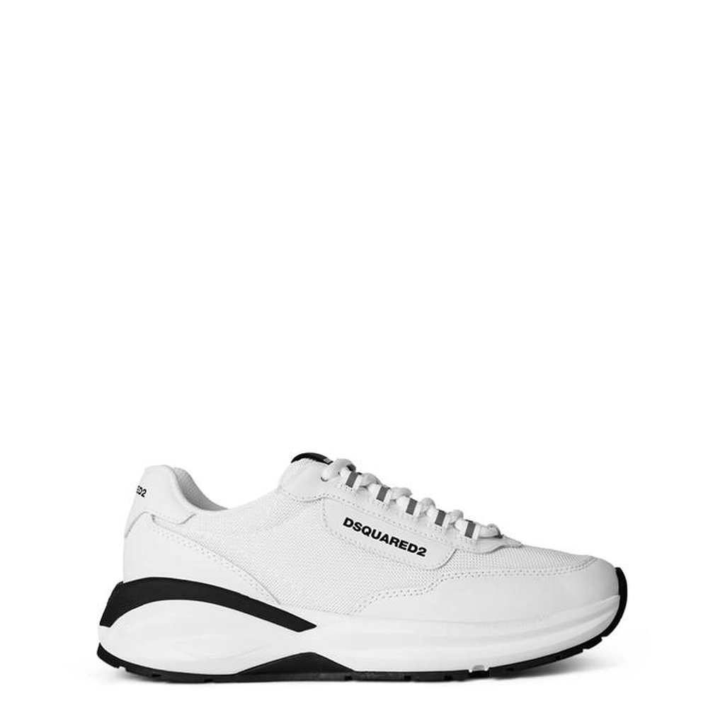 Dsquared2 Leather Dash Sneakers - White