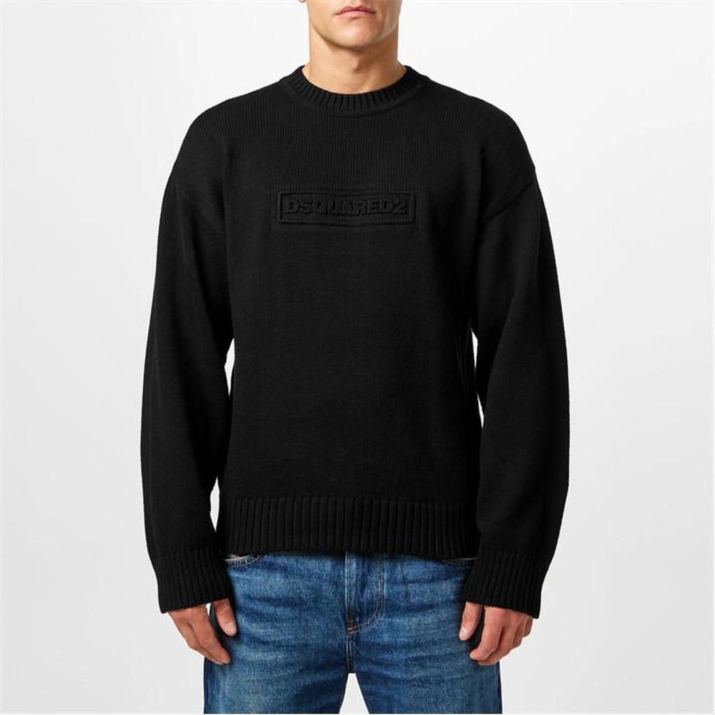 Dsquared2 Logo Knitted Jumper - Black