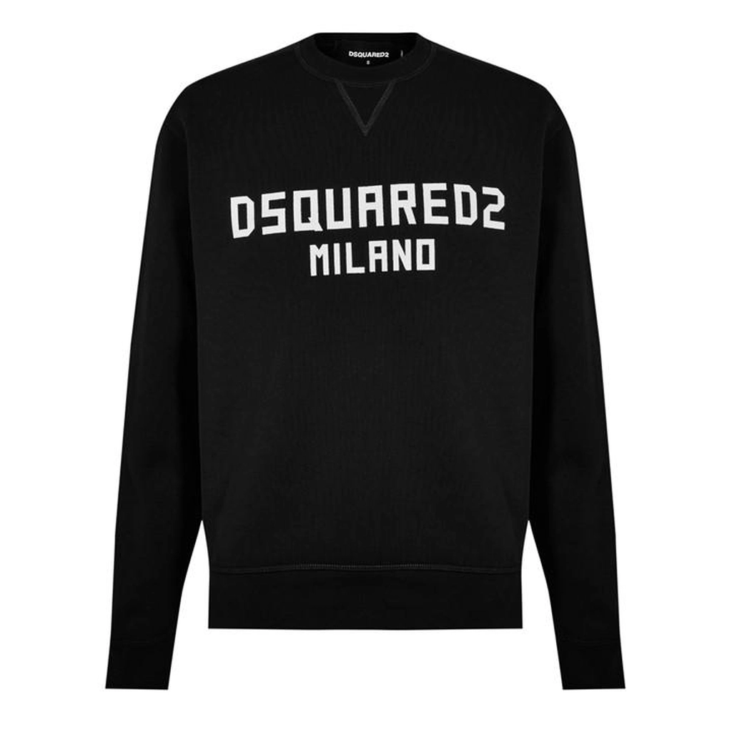 Dsquared2 Logo Print Sweatshirt - Black