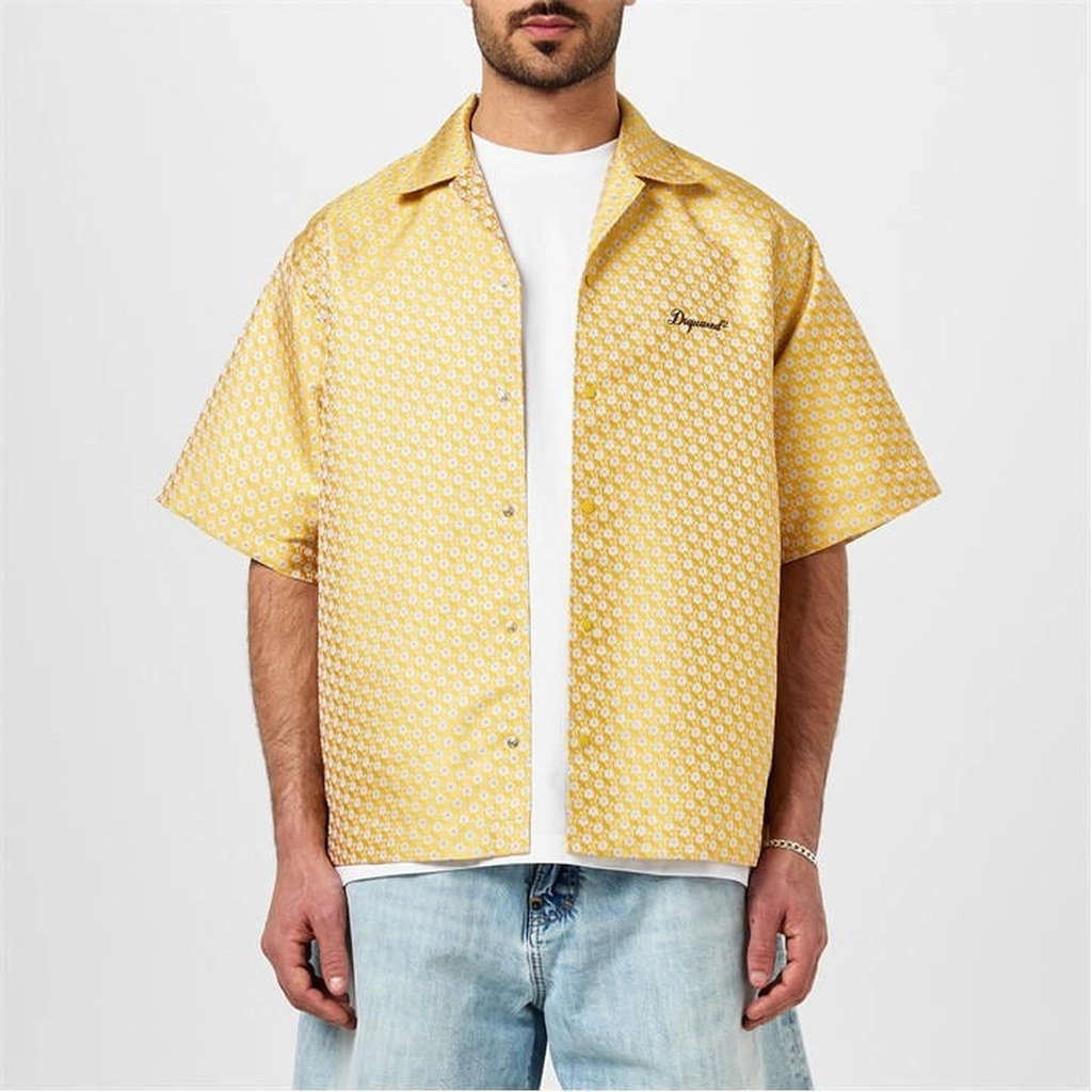 Dsquared2 Printed Short Sleeve Shirt - Multi