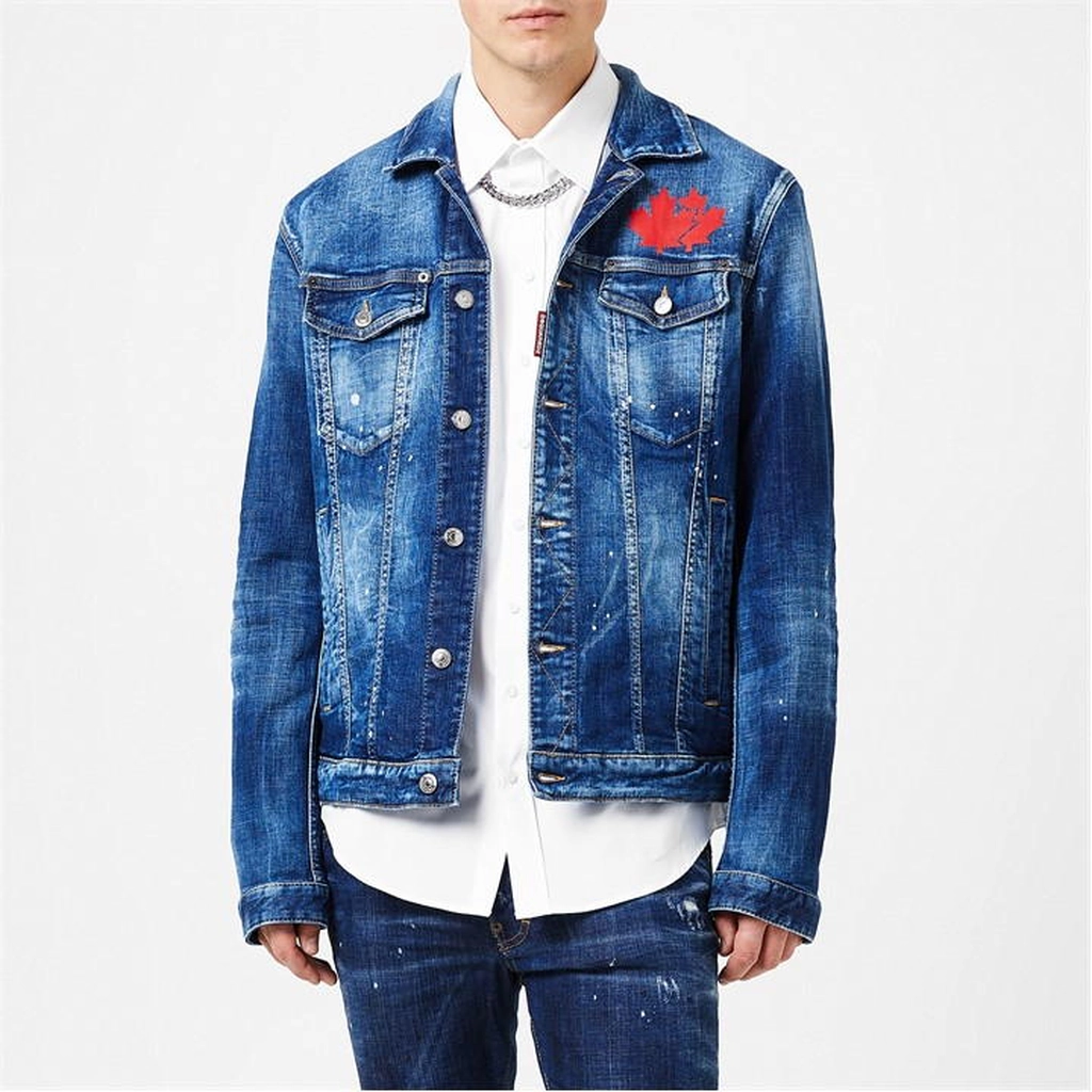Dsquared2 Maple Denim Jacket - Blue