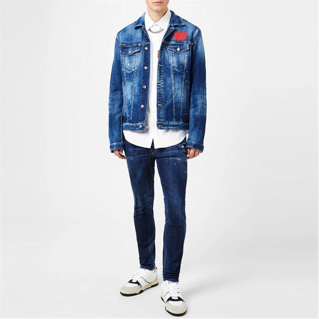 Dsquared2 Maple Denim Jacket - Blue