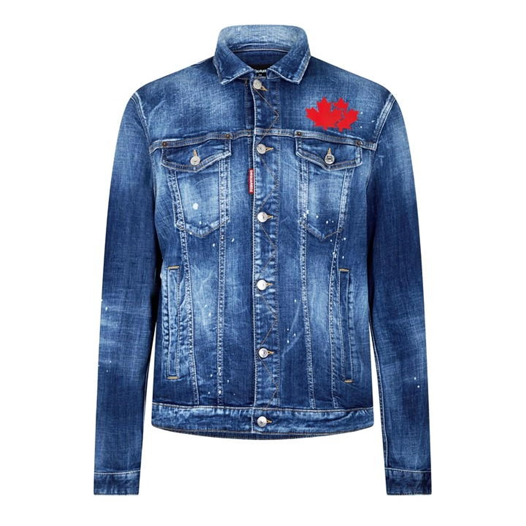 Dsquared2 Maple Denim Jacket - Blue