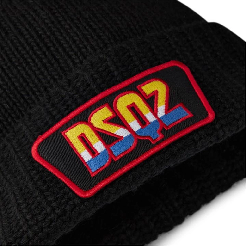 Dsquared2 Dsq Gamer Beanie Sn34 - Black