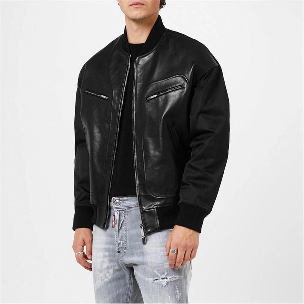 Dsquared2 Western Aviator Jacket - Black