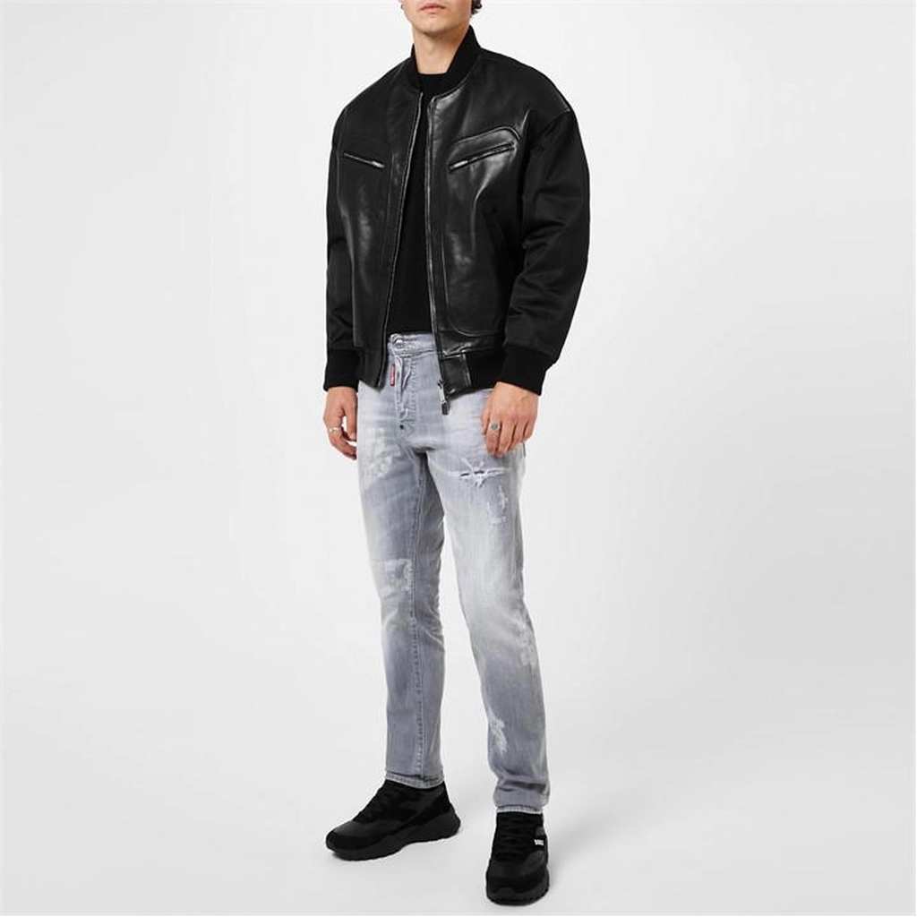 Dsquared2 Western Aviator Jacket - Black